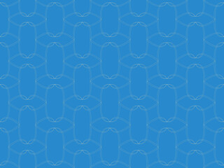 seamless pattern with blue flowers