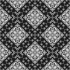 Orient classic dark pattern. Seamless abstract background with vintage elements. Orient dark background. Ornament for wallpapers and packaging