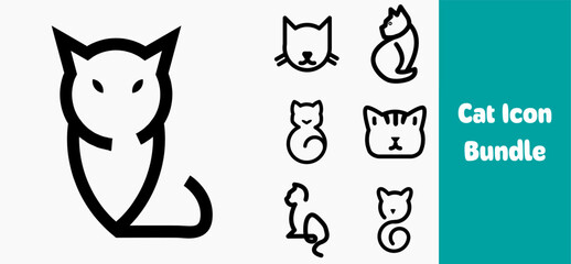 Cat Shape Icon Bundlee