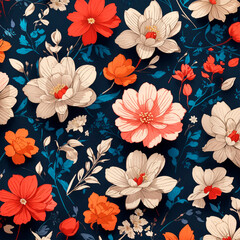 seamless floral background