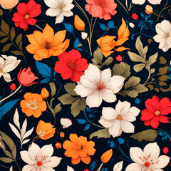 seamless floral background