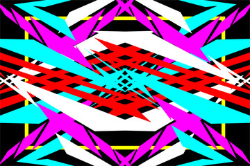 vector abstract racing background design with a unique pattern of complicated lines and a combination of bright colors suitable for your racing design and your wrapping