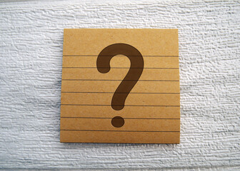 Question mark symbol for FAQ, information, problem and solution concept. Quiz, test, survey,...