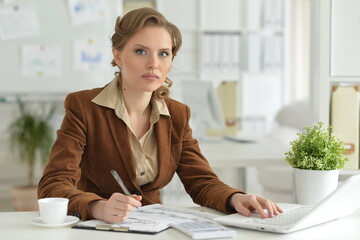 Portrait of young businesswoman