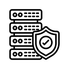 Data centre Vector Icon

