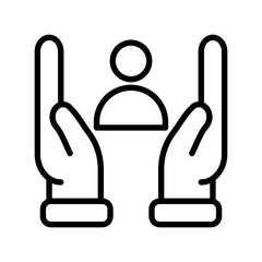 Life secure Vector Icon

