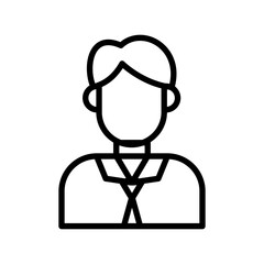 Obraz premium Young boy Vector Icon