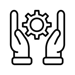 Obraz premium Secure settings Vector Icon 