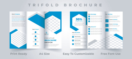 trifold brochure template
