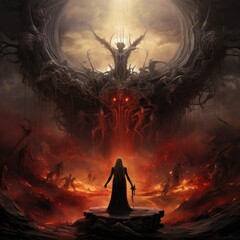 Abyss of the Forsaken: A Glimpse into the Dark Art of Death Metal, Generative AI