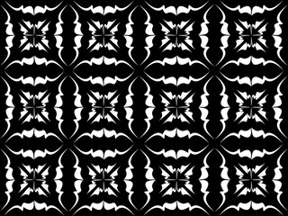black and white seamless pattern