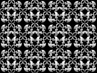 black and white seamless pattern