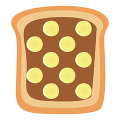 Breakfast Toast Illustration