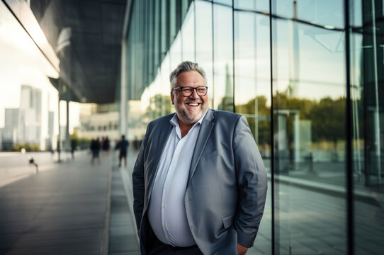 Photo of plus size manager or boss