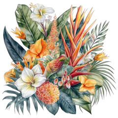 Tropical Bouquet - Nature's Color Explosion