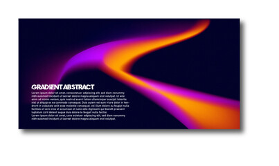 Naklejka premium Abstract color gradient, modern blurred background and texture, template with an elegant design concept, minimal style composition, Trendy Gradient for your graphic design