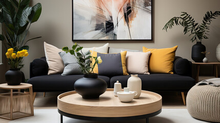 Modern Living Room with Stylish Decor