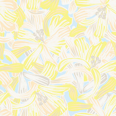 Colourful Abstract Floral Seamless Pattern Design