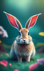 rabbit in the garden