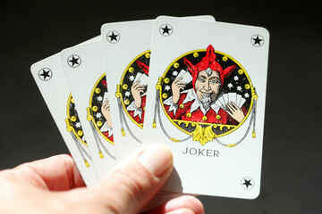 Spielkarten, Kartenspiel, Joker
