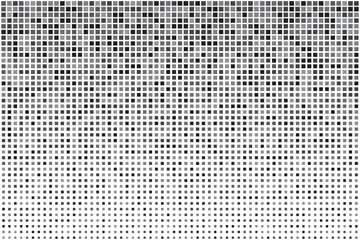 Black halftone dot grain texture pixel popart abstract pattern background