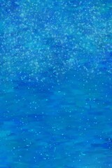 blue water background poster paint.