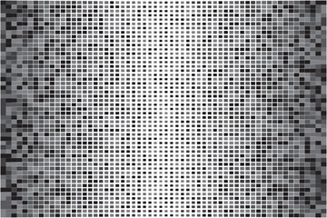 Black halftone dot grain texture pixel popart abstract pattern background