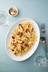 Couscous with chicken and sun dried tomatoes