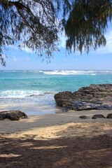 Seascape on the shore of Nawiliwili - Hawaii