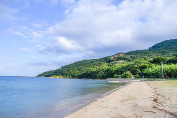 小豆島から見る瀬戸内海　くもり