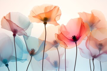 A vibrant bouquet of petals in every hue dances in the breeze, creating a whimsical and joyous scene of beauty and life