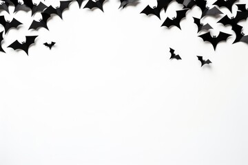 Halloween black bats