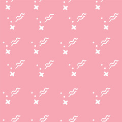 Seamless birthday pattern. Can be printed on any material: package, merch, fabric, home.
