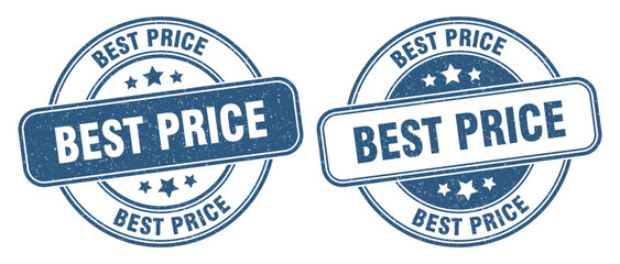 Obraz premium best price stamp. best price label. round grunge sign