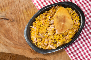 Suckling Pig Typical Dish of the Colombian Region of Tolima and Huila