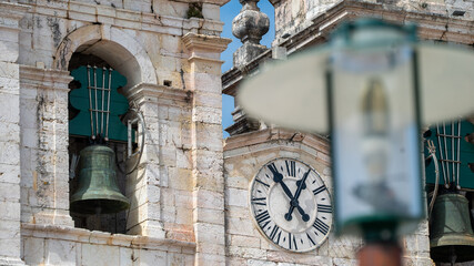 igreja, Nazaré, religião, relógio, 