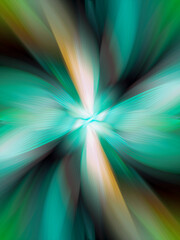 Abstract multicolored zoom effect background. Digitally generated image. Rays of versicolor light....