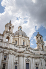Fototapeta na wymiar Basilica near sky