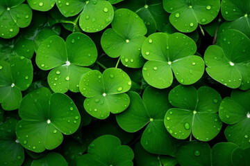 Leaf macro shamrock flora green nature background patrick close luck grass clover plant up
