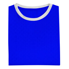 Add your logo or design to this Folded View Fantastic T Shirt Mockup In Marine Blue Color, it will become more real.