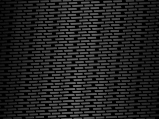 Black metal texture steel background. Perforated metal sheet.