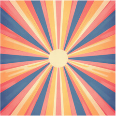 sun light minimalist design sunlight sunbeam art sunny ray graphic. Generative AI.