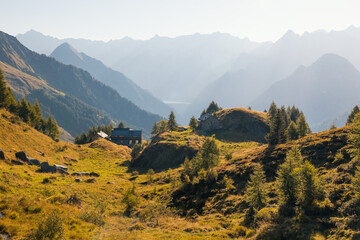 Capanna Bovarina in Valle di Campo, Ticino
