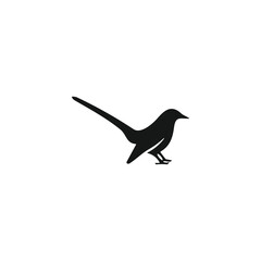  vector bird icon on white background