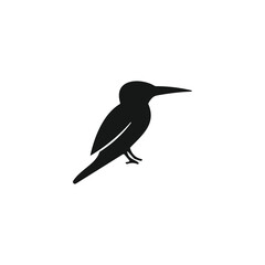  vector bird icon on white background