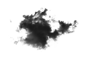 Dym, chmura na białym tle. Bez tła - obrazy, fototapety, plakaty