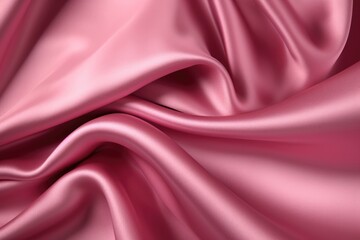 Candy pink soft silk fabric