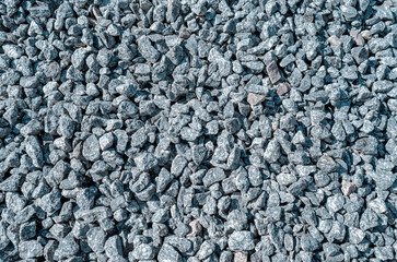 Background of fine rubble for construction needs.
