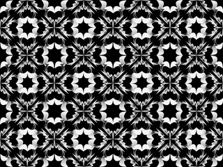 black and white seamless pattern