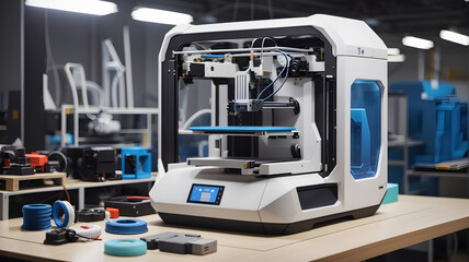 Fototapeta premium Unveiling the Artistry of Three-Dimensional Printing: A Comprehensive Guide to Creating Stunning 3D Printed Illustrations